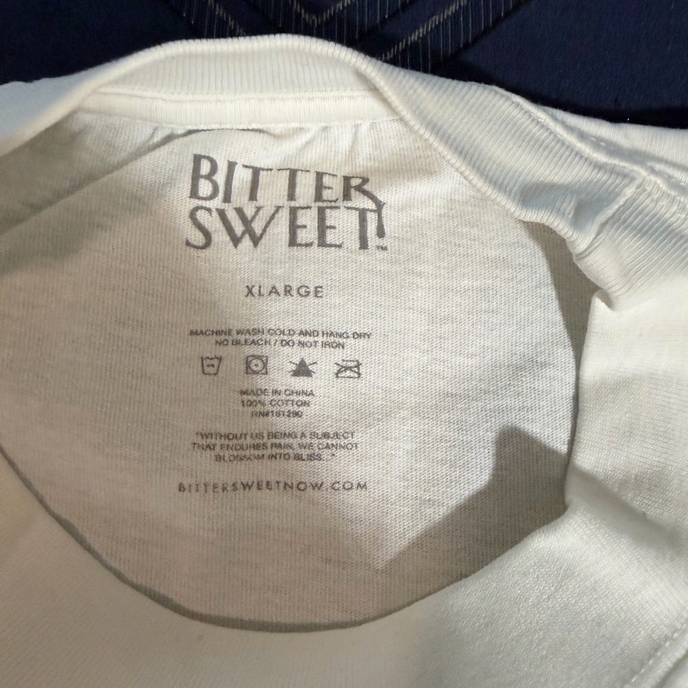 Bitter sweet White T-Shirt with Colorful Graphic - Picture 4 of 4